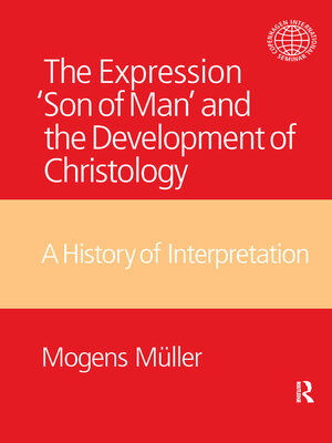 cover image of The Expression Son of Man and the Development of Christology